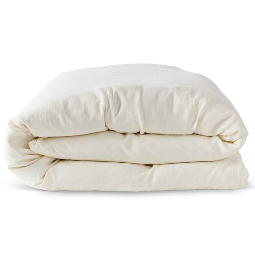 Kip&Co Cloud Dancer Linen Quilt Cover Queen